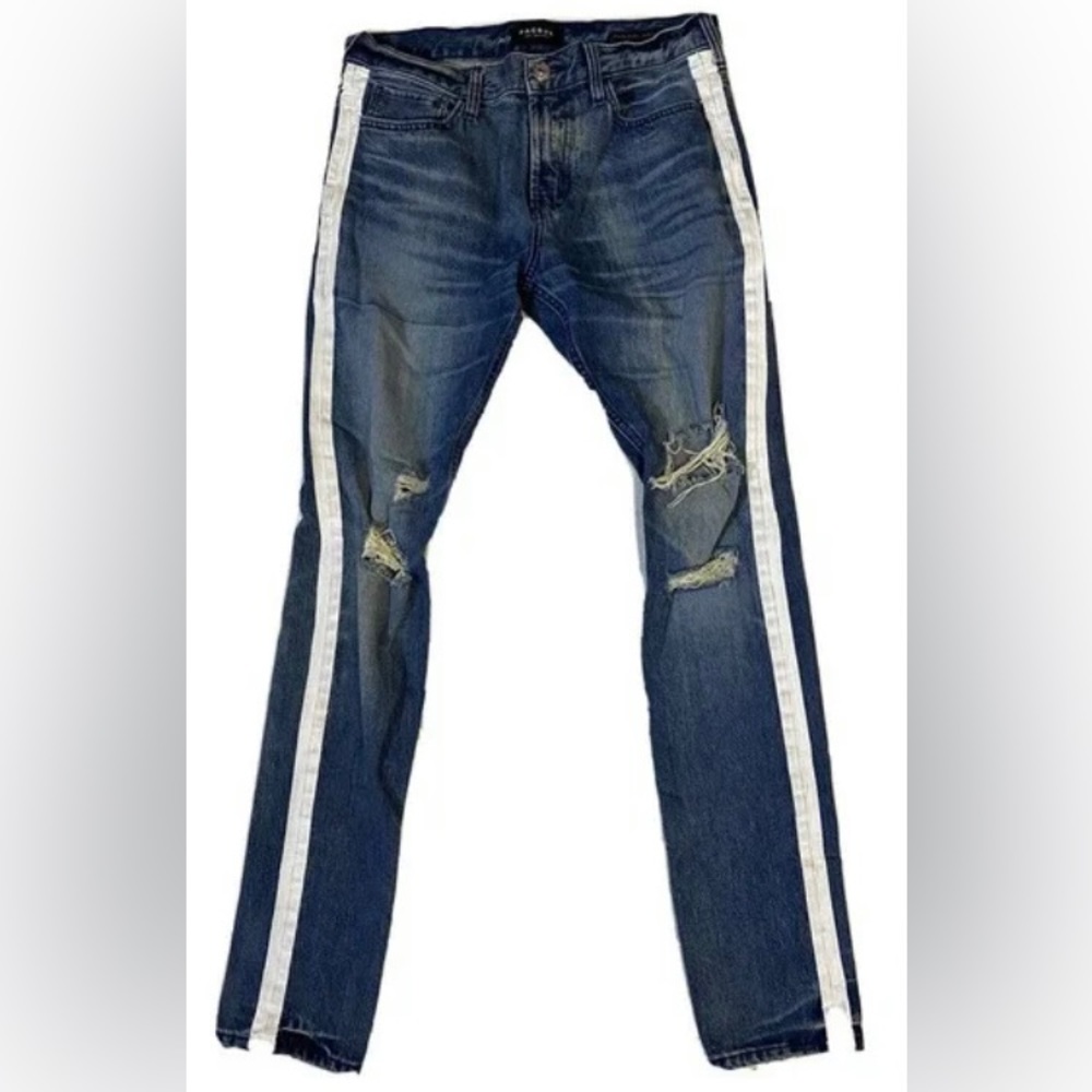 PacSun Skinny Stacked Distressed Jeans Men’s